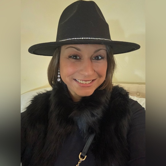 Fame Bring It Back Black Fedora Hat - Picture 8 of 10